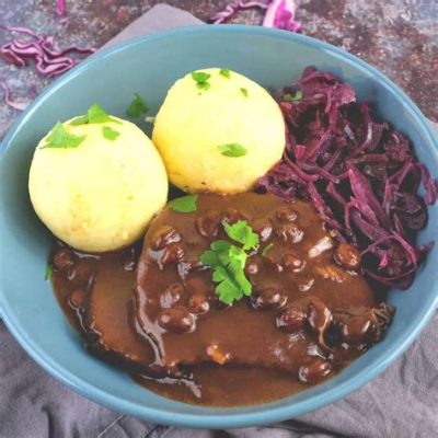  Rheinischer Sauerbraten: Makua kutsuva ja täyteläinen liharuoka, jonka savustettu maku vie sinut taajamaan!