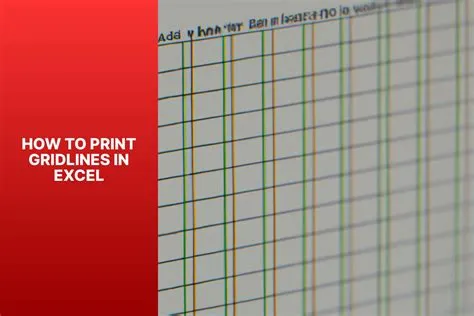 How Do I Print Gridlines in Excel: Unlocking the Secrets of Spreadsheet Aesthetics